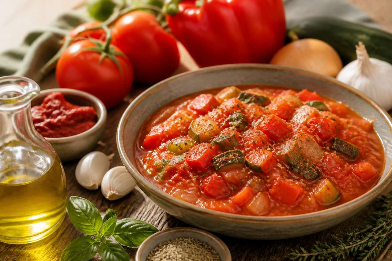 Recette sauce aux légumes du soleil