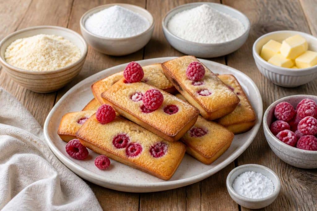 Recette de financiers aux framboises