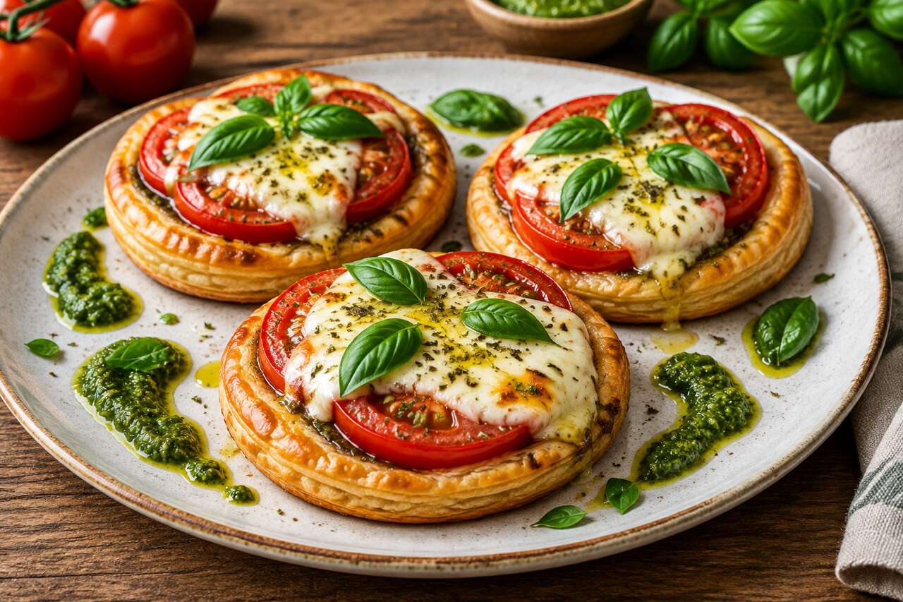 Tartelettes tomate-mozzarella : recette gourmande et facile