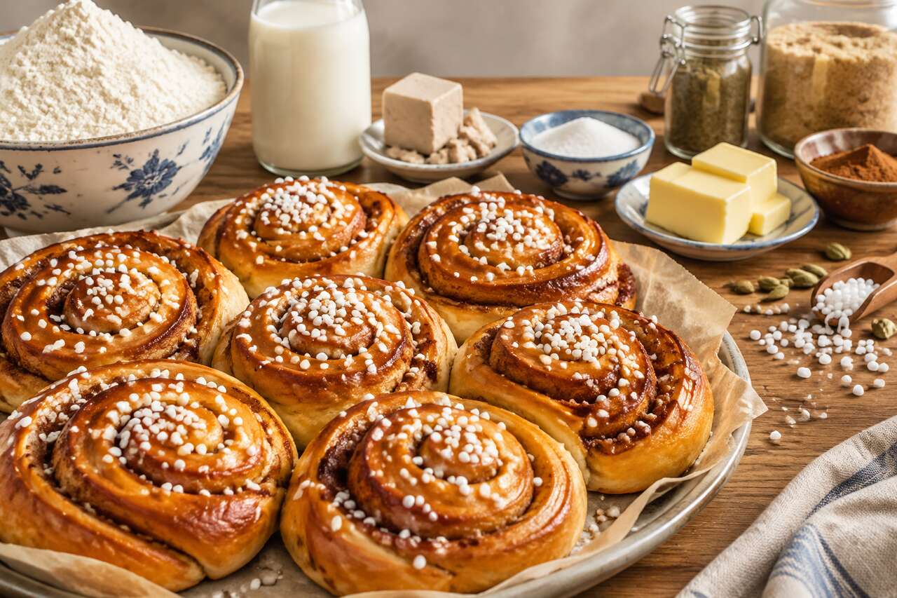Recette de kanelbullar : la brioche suédoise à la cannelle