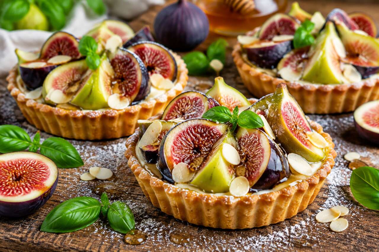 Recette de tartelettes aux figues fraîches