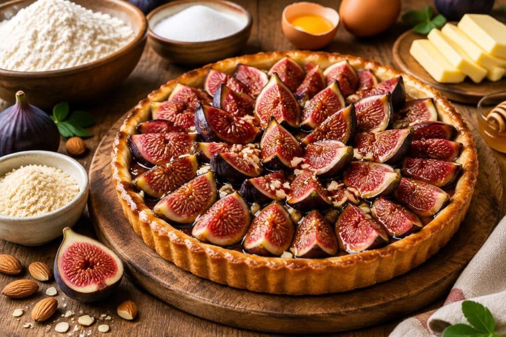 Recette de tarte aux figues