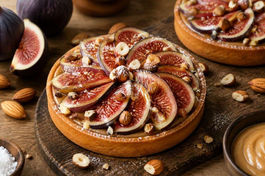 Tartelettes aux figues et praliné de Thierry Mulhaupt