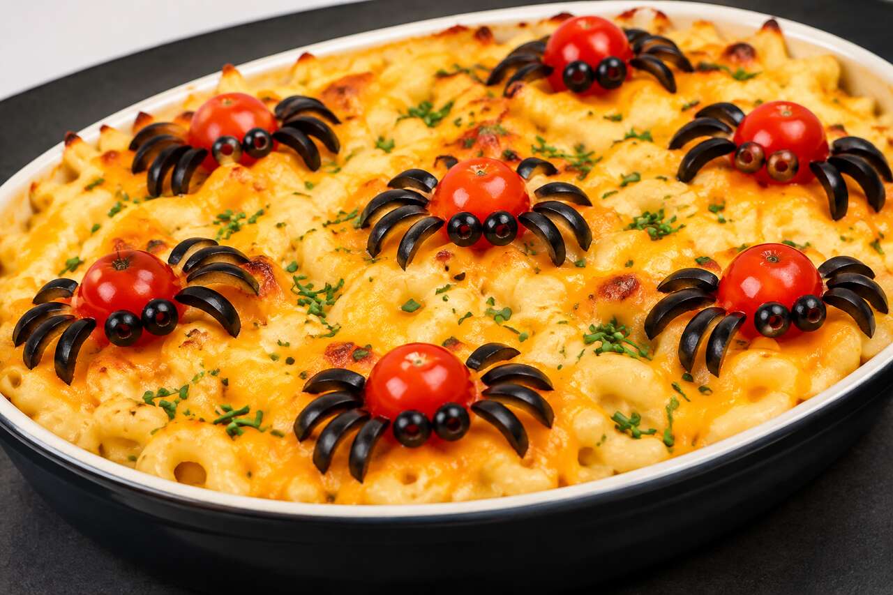 Recette de Mac’araignées pour Halloween